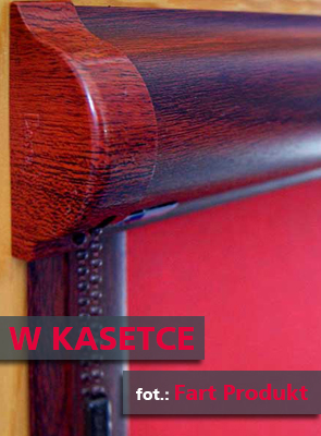 Firma Portos - roletki materiałowe w kasetce